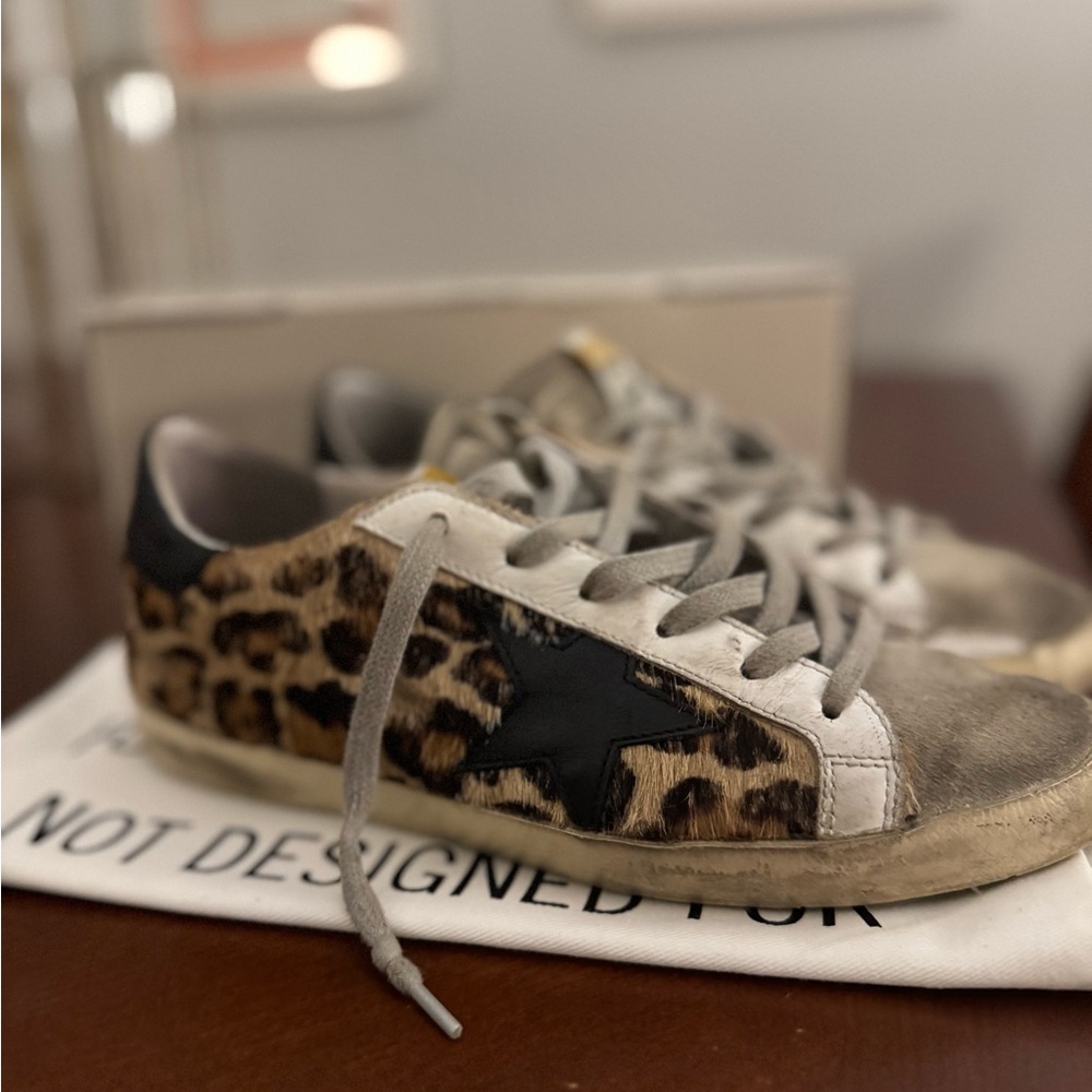 Golden Goose Superstar Sneaker in Leopard